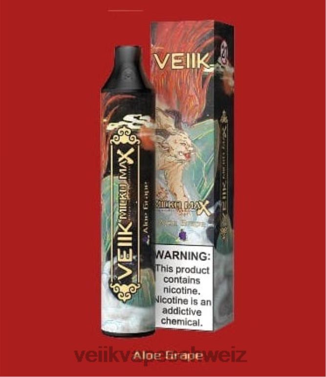 VEIIK Micko MAX Einweg-Vaporizer mit 1500 Zügen 842VL43 - VEIIK vape Schweiz Aloe-Traube