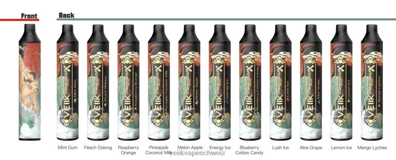 VEIIK Micko MAX Einweg-Vaporizer mit 1500 Zügen 842VL47 - VEIIK Schweiz Melonenapfel
