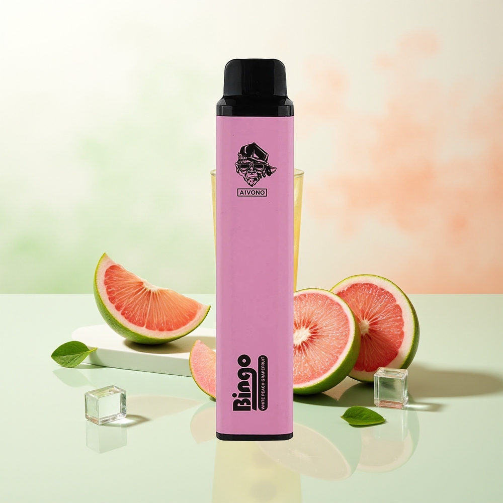 Aivono Aim Bingo 4000 Züge Weißer Pfirsich Grapefruit 10mL 1000mAh