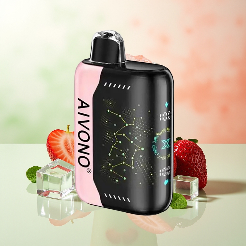 Aivono Aim Boom 25000 Puffs Erdbeere B Pop 28ml 650mAh Typ-C