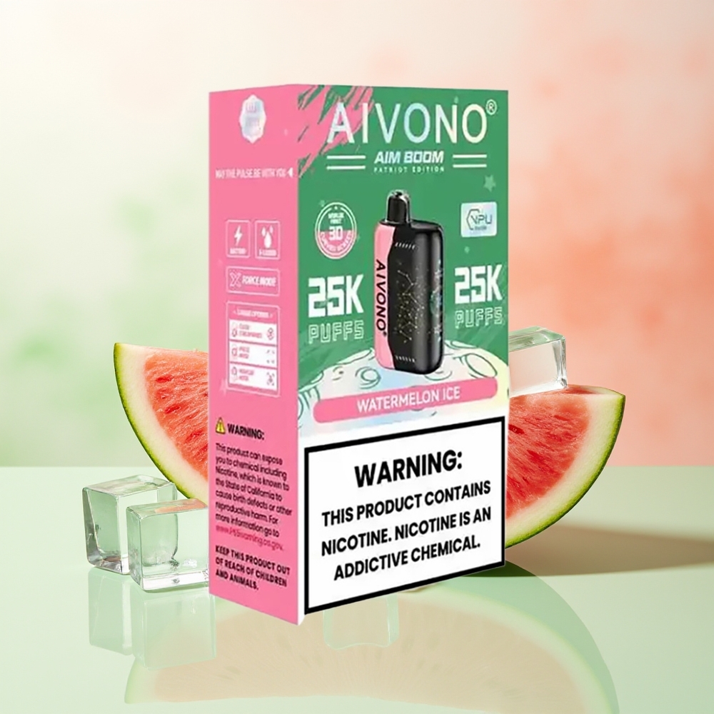 Aivono Aim Boom 25000 Züge Wassermelone Eis 28ml 650mAh Typ-C