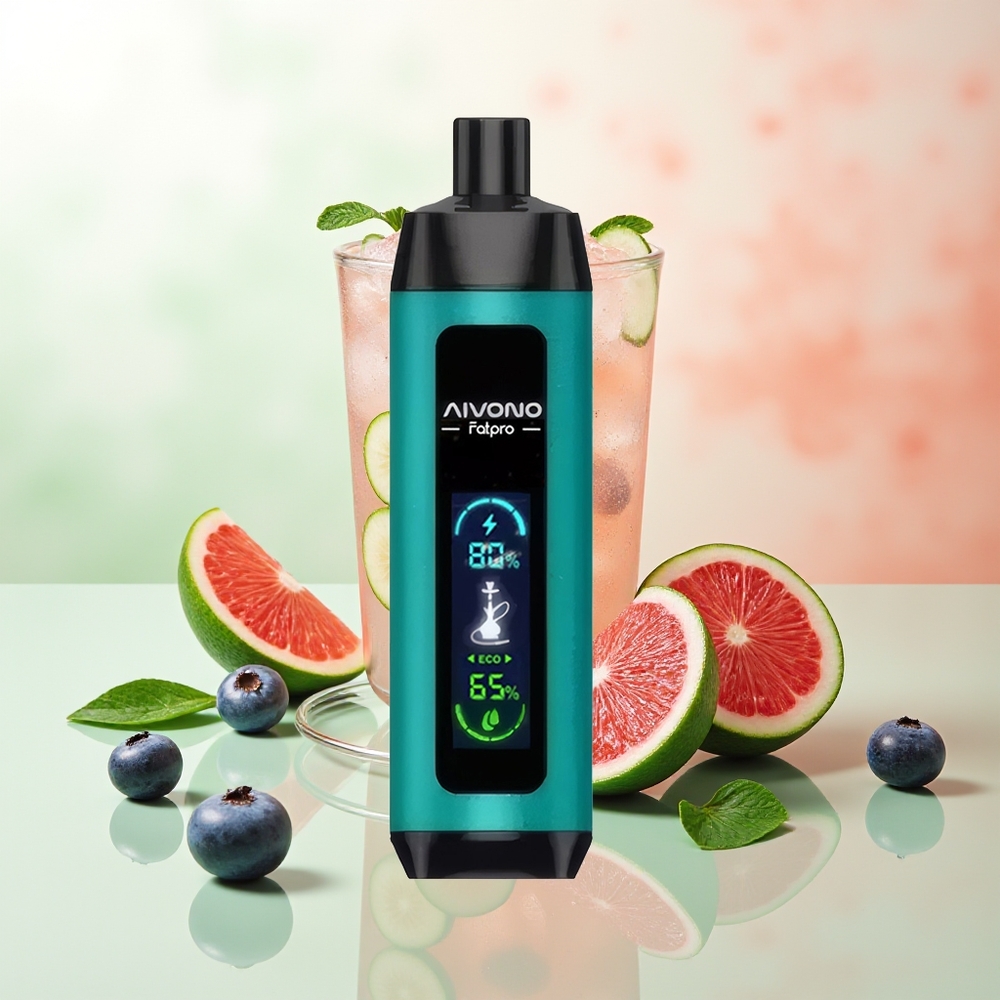 Aivono Aim Fatpro 22000 Puffs Blaubeere Dual Modes Rechargeable Mesh Coil