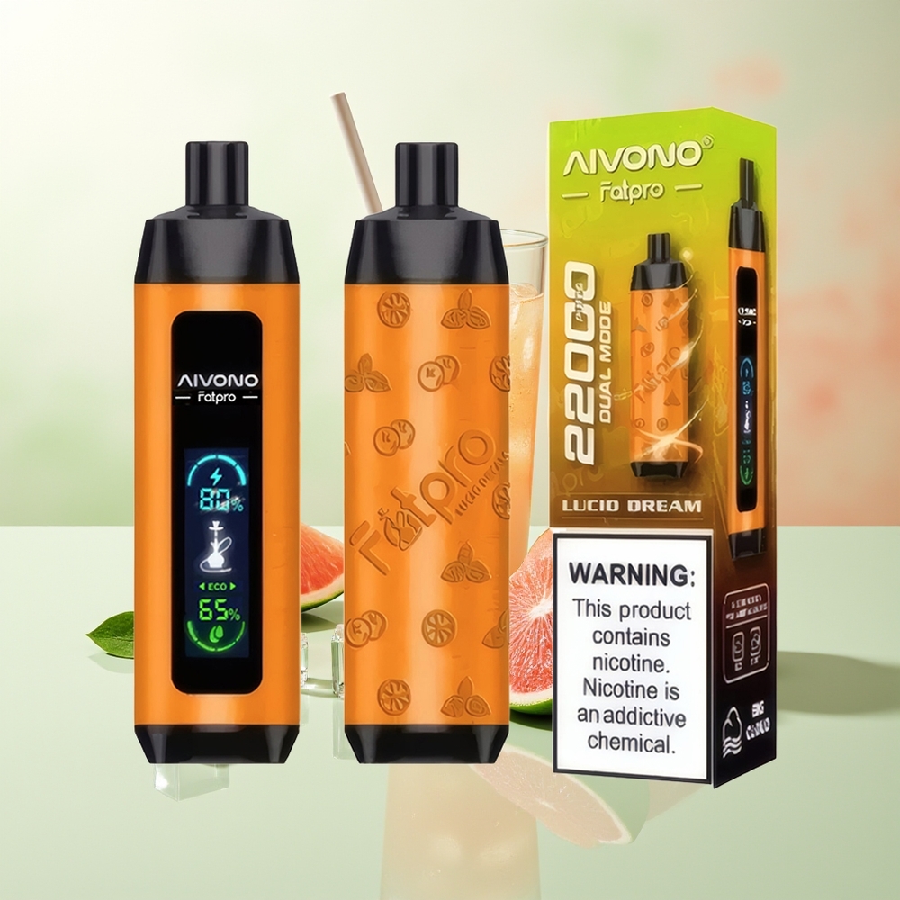 Aivono Aim Fatpro 22000 Puffs Klartraum 10 Geschmäcker 28ml 600mAh 0,6 Ohm Mesh Dual Modes