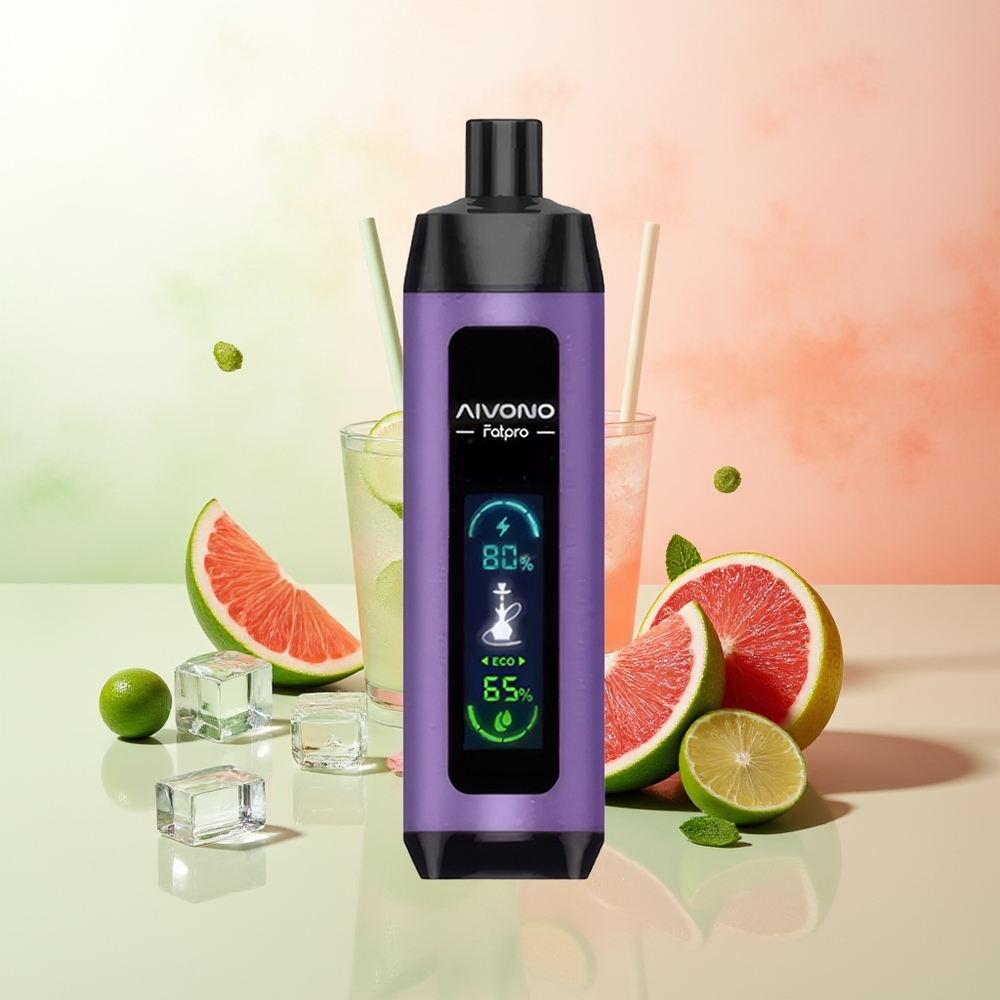 Aivono Aim Fatpro 22000 Puffs Traube Minze Dual Mode Rechargebar Mesh Coil 28ml
