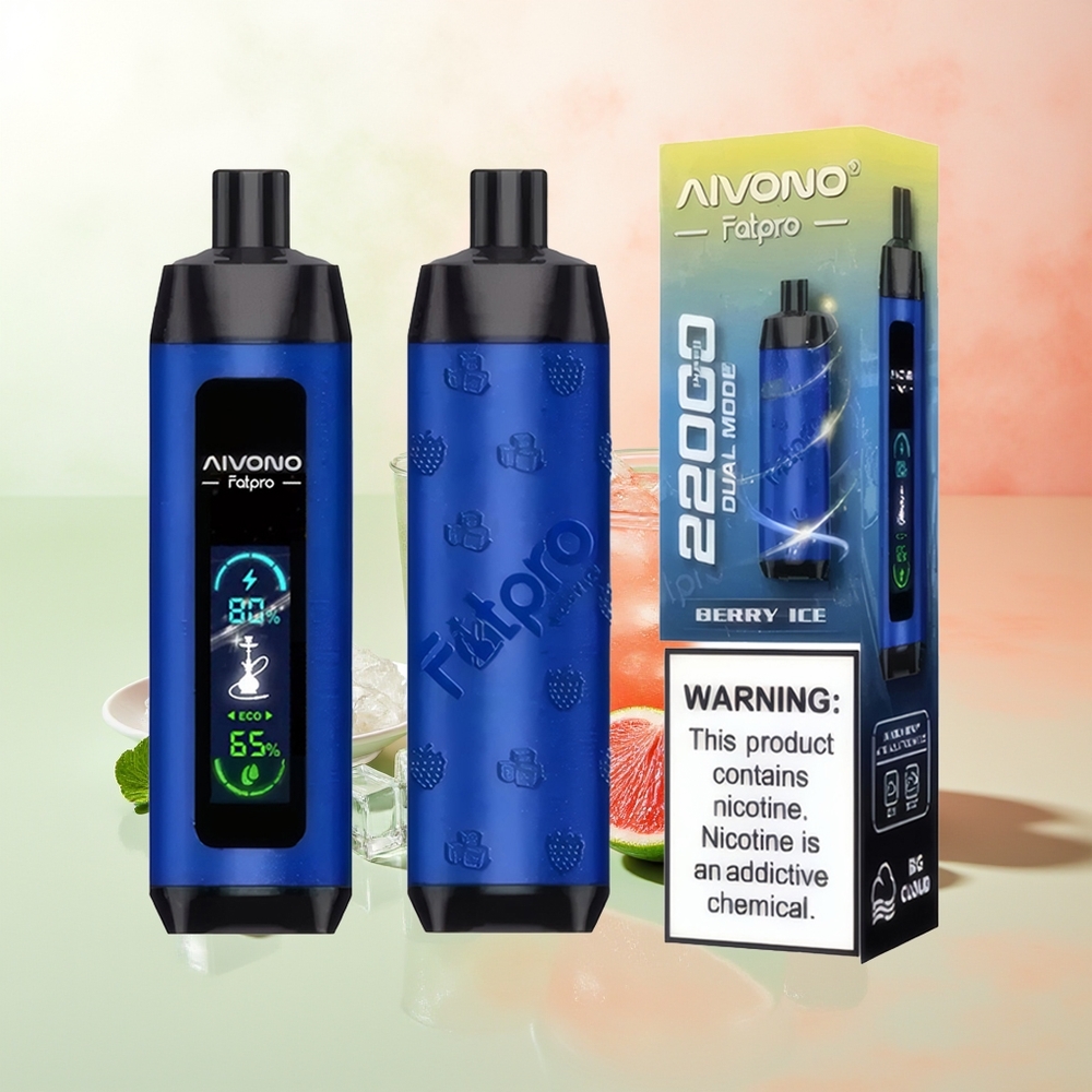 Aivono Aim Fatpro 22000 Züge Beeren-Eis 28ml 600mAh 0,6 Ohm Mesh Dual-Mode