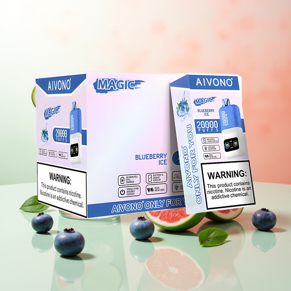 Aivono Aim Magic 20000 Züge Blaubeer-Eis LCD Typ-C