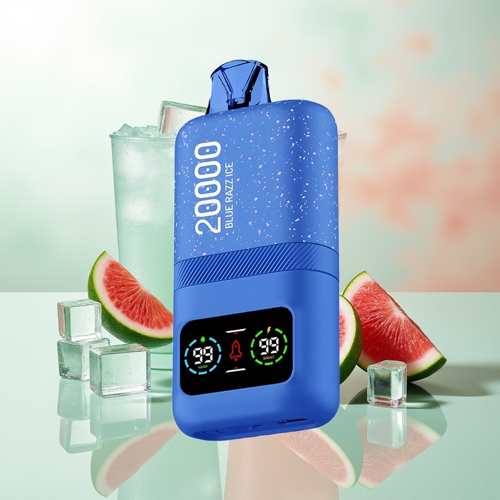 Aivono Aim Magic 20000 Züge Blaue Himbeere Eis Typ-C Aufladbar Dual Mesh Coils LCD