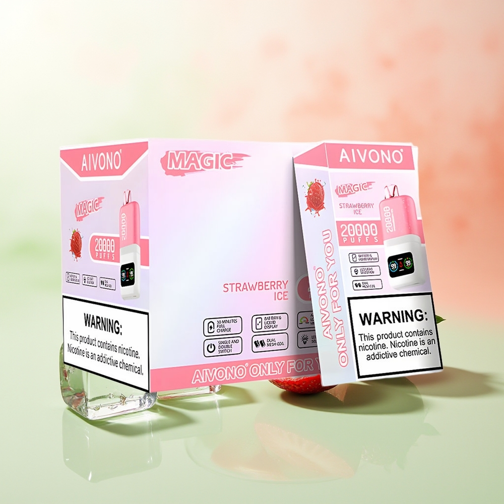 Aivono Aim Magic 20000 Züge Erdbeer-Eis LCD Typ-C