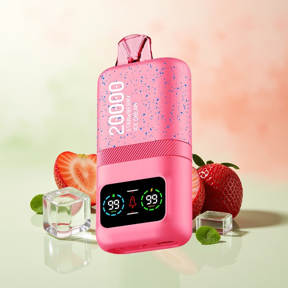 Aivono Aim Magic 20000 Züge Erdbeer-Eiscreme Dual Mesh LCD Typ-C 600mAh