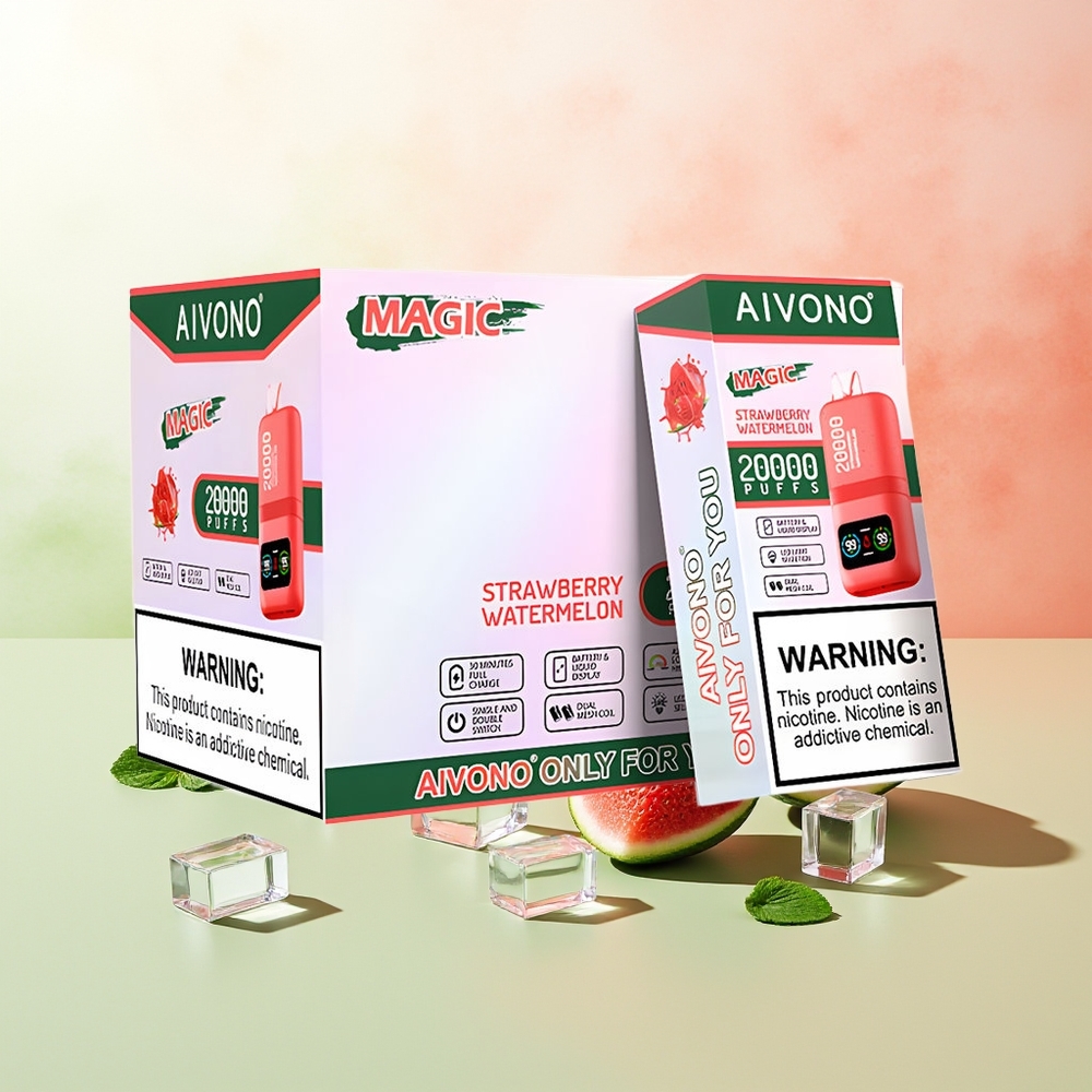 Aivono Aim Magic 20000 Züge Erdbeer-Wassermelone LCD Typ-C