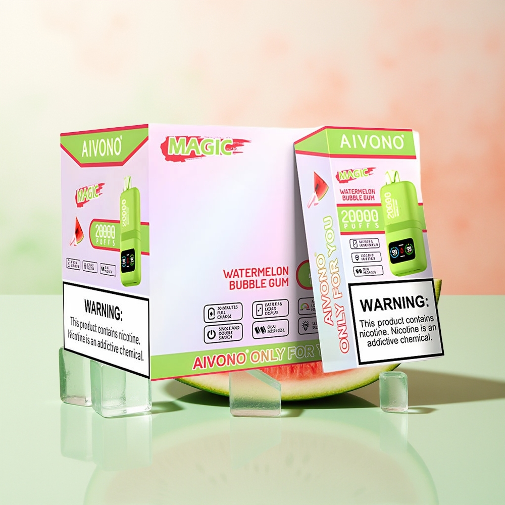 Aivono Aim Magic 20000 Züge Wassermelone Bubblegum Dual Mesh LCD Typ-C