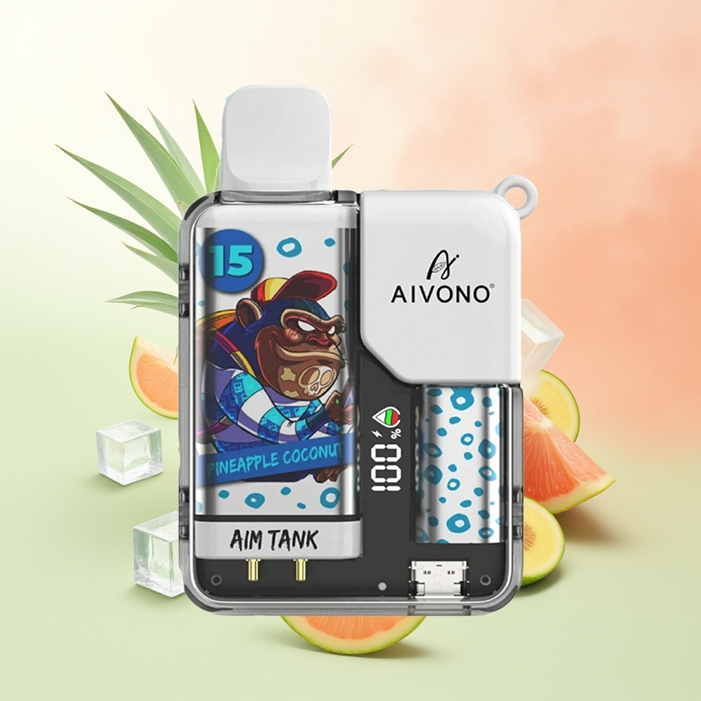 Aivono Aim-Tank 9500 Züge Ananas-Kokos LCD Mesh