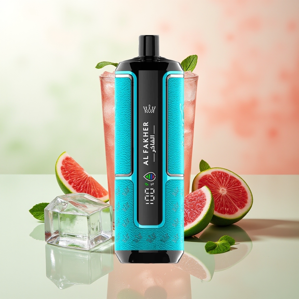 Al Fakher Crown Bar 15K Hypermax Einweg-Vape-Kit Schwarze Johannisbeere Eis