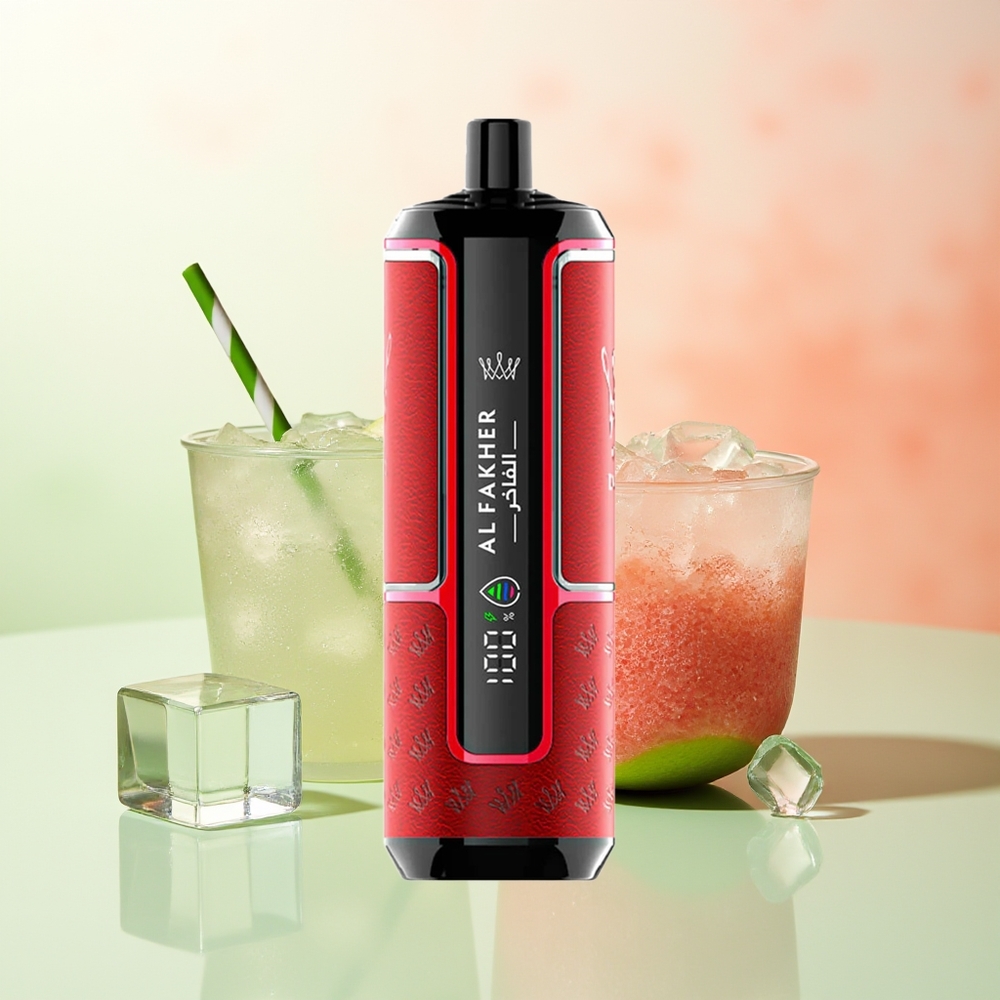 Al Fakher Crown Bar 15K Hypermax Einweg-Vape-Kit Zwei Apfel 22ml 600mAh Typ-C DTL 6mg/ml