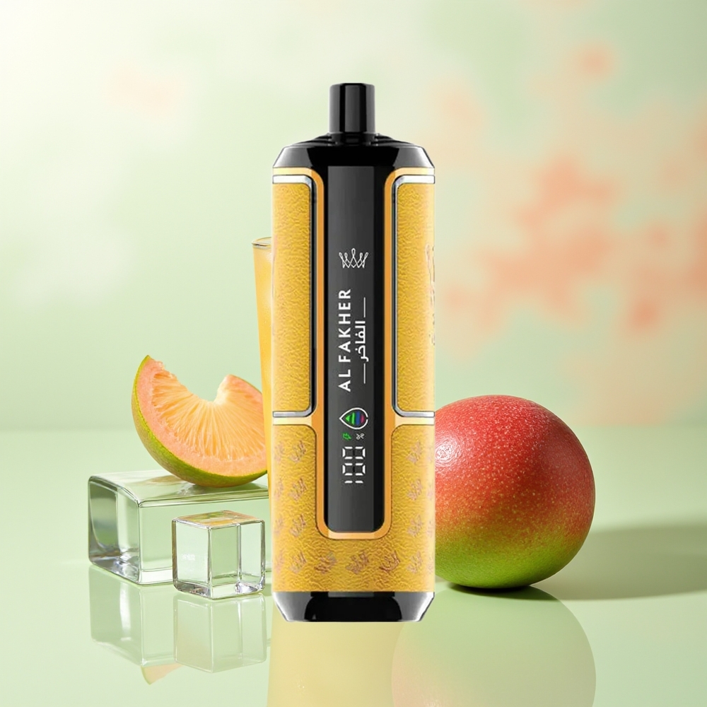 Al Fakher Crown Bar 15K Hypermax Wegwerf-Vape-Kit Mangoeis