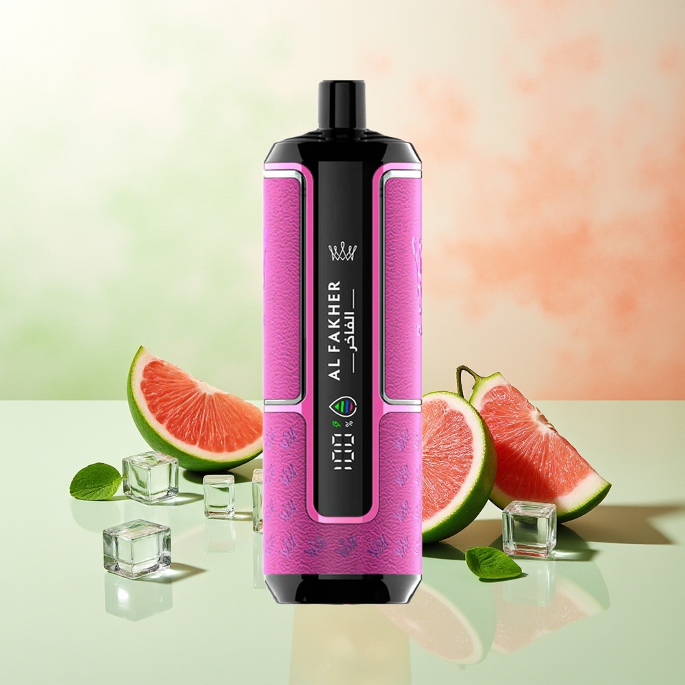 Al Fakher Crown Bar 15K Hypermax Wegwerf-Vape-Kit Saftiges Eis