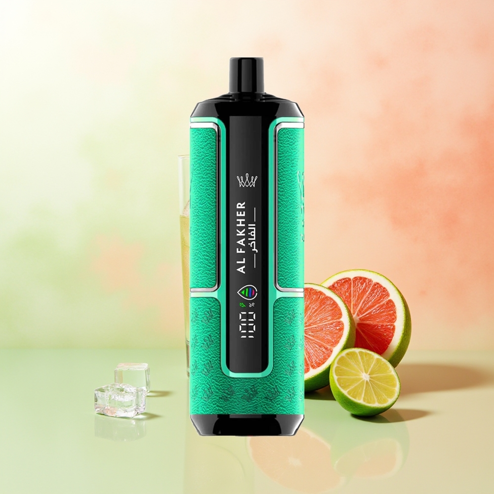Al Fakher Crown Bar 15K Zitronenlimette Hypermax Wegwerf-Vape-Kit