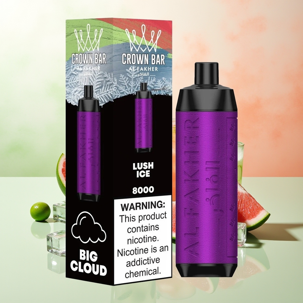 Al Fakher Crown Bar 8000 Kristall Einweg Vape Eis Lush