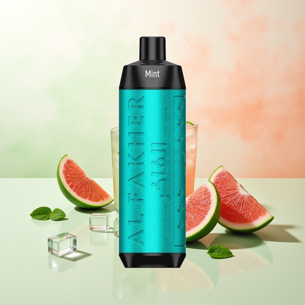 Al Fakher Crown Bar 8000 Kristall Einweg Vape Minze mit 18ml e-Liquid und 5mg Nikotin