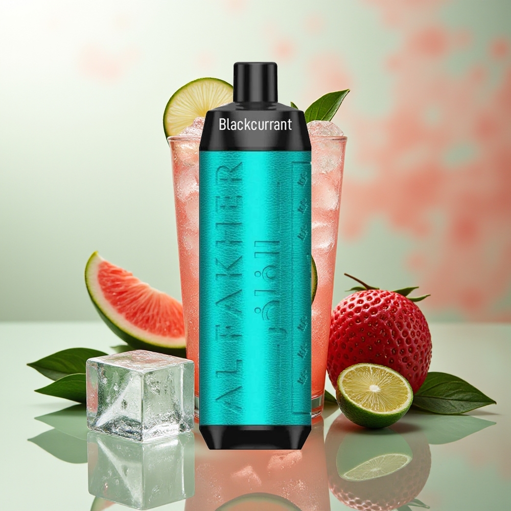 Al Fakher Crown Bar 8000 Schwarze Johannisbeere Eis Einweg-Vape