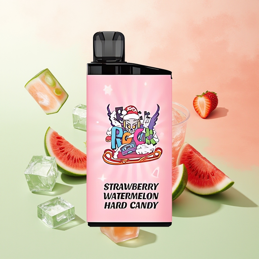 IGET Bar 3500 Züge Erdbeer Wassermelone Hartbonbon 1400 mAh Mesh Coil