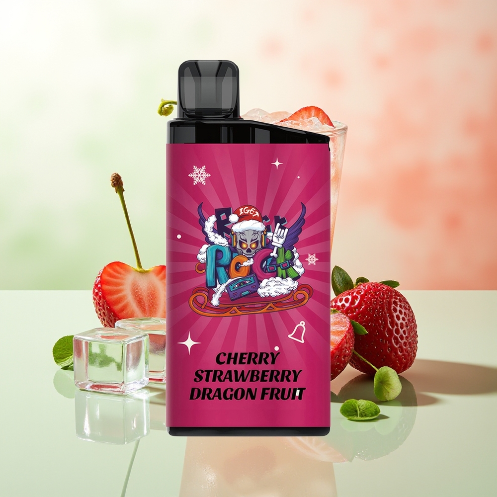 IGET Bar 3500 Züge Kirsch-Erdbeer-Drachenfrucht 1400 mAh Mesh