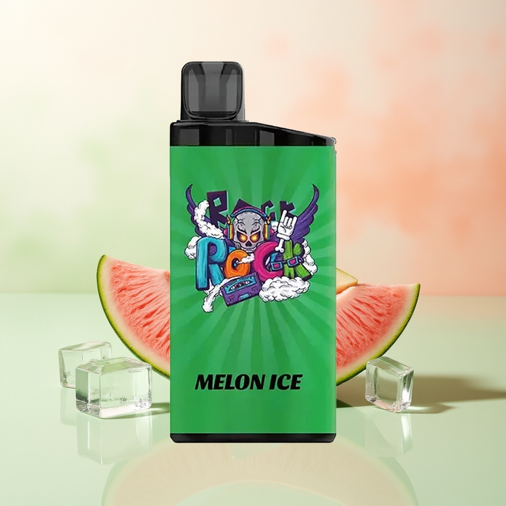 IGET Bar 3500 Züge Melone Eis Einweg-Vape 1.2 Ohm Mesh Coil 1400 mAh PC+ALU