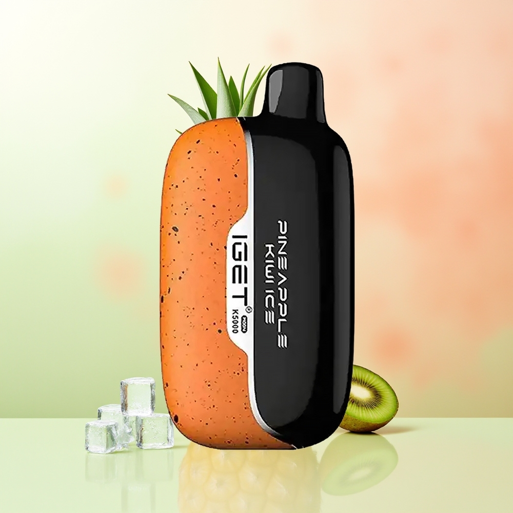 IGET Moon K5000 Züge Ananas-Kiwi-Eis Mesh Coil 1.35 Ohm PC 81.5g 49.5x25.3x99.4mm