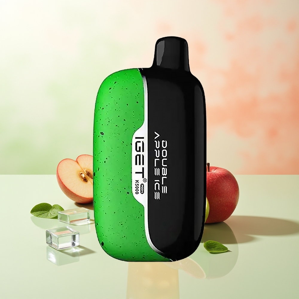 IGET Moon K5000 Züge Doppel Apfel Eis PC Mesh 1.35 Ohm