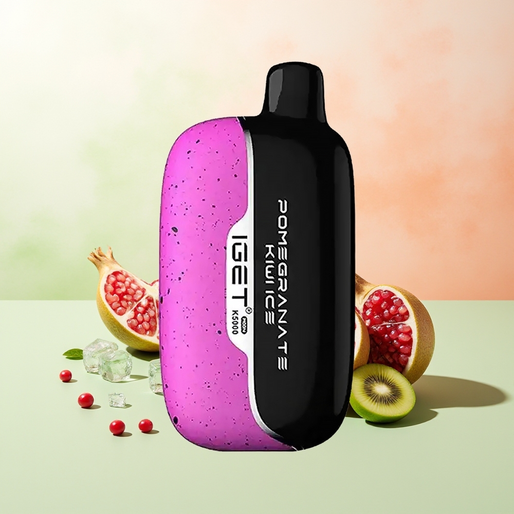 IGET Moon K5000 Züge Granatapfel-Kiwi-Eis PC Mesh 1.35 Ohm 81.5g 49.5x25.3x99.4mm