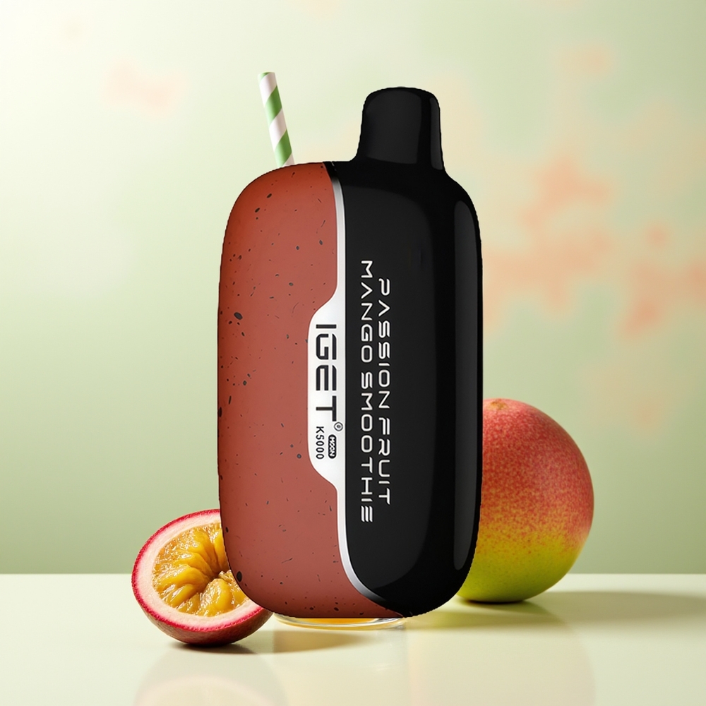 IGET Moon K5000 Züge Passionsfrucht-Mango-Smoothie PC-Mesh 1,35 Ohm 81,5g 49,5x25,3x99,4 mm