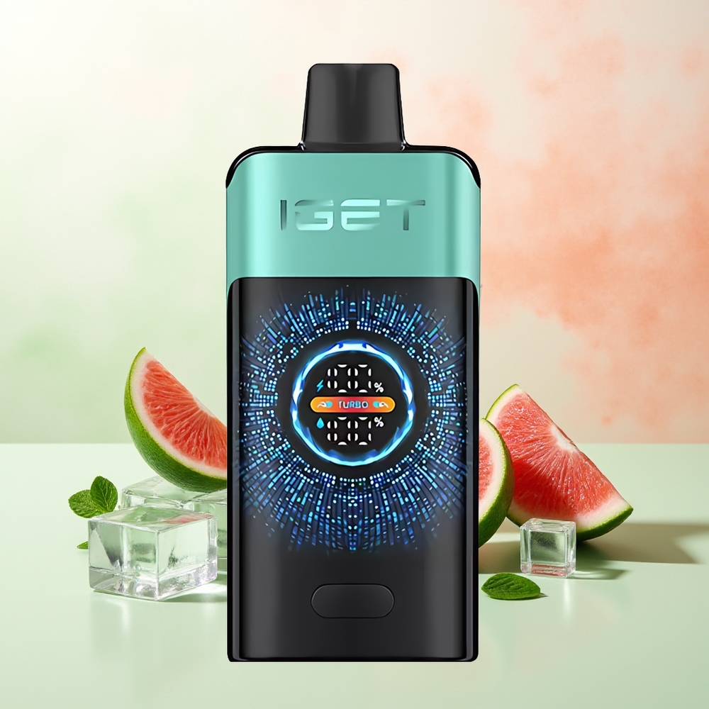 IGET ONE 12000 Züge Bergquelle Minze Eis Einweg-Vape mit 2700 mAh Akku und Dual Mesh Coil