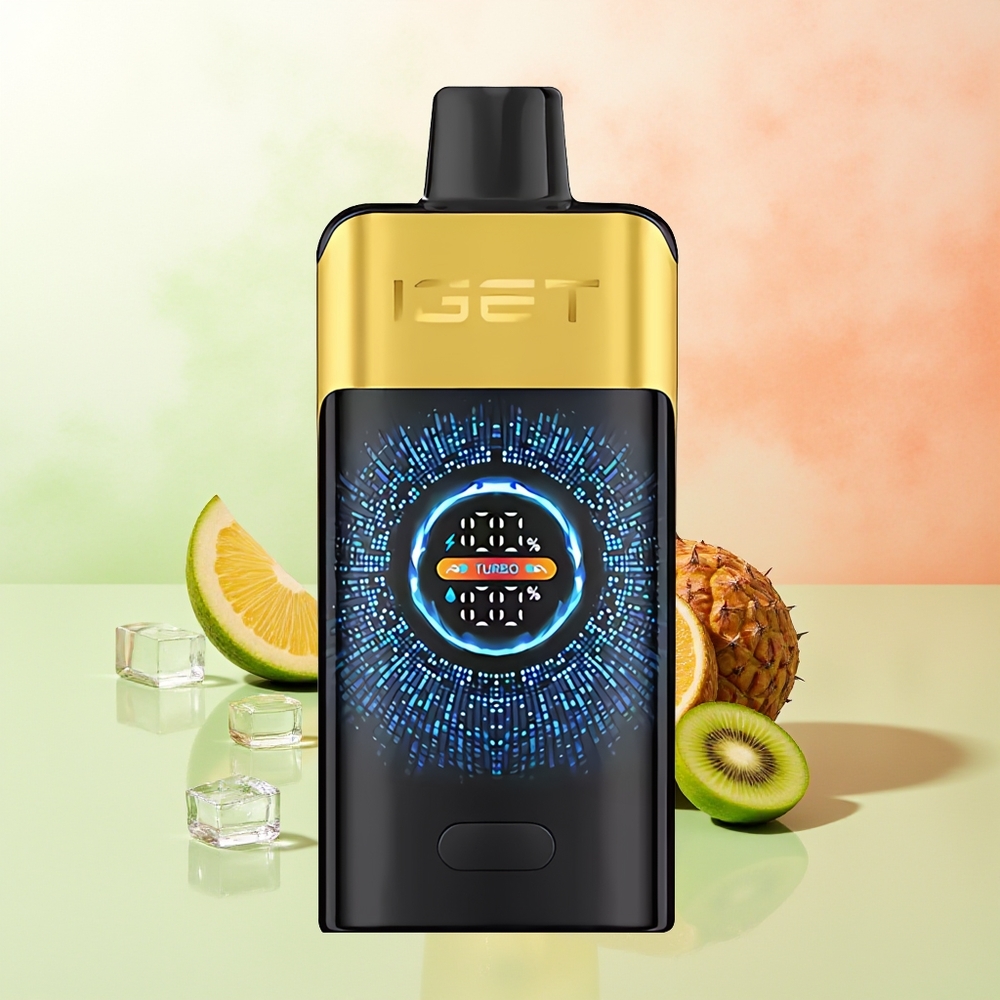 IGET ONE 12000 Züge Einweg-Vape Kiwi-Ananas Dual Mesh Bildschirm