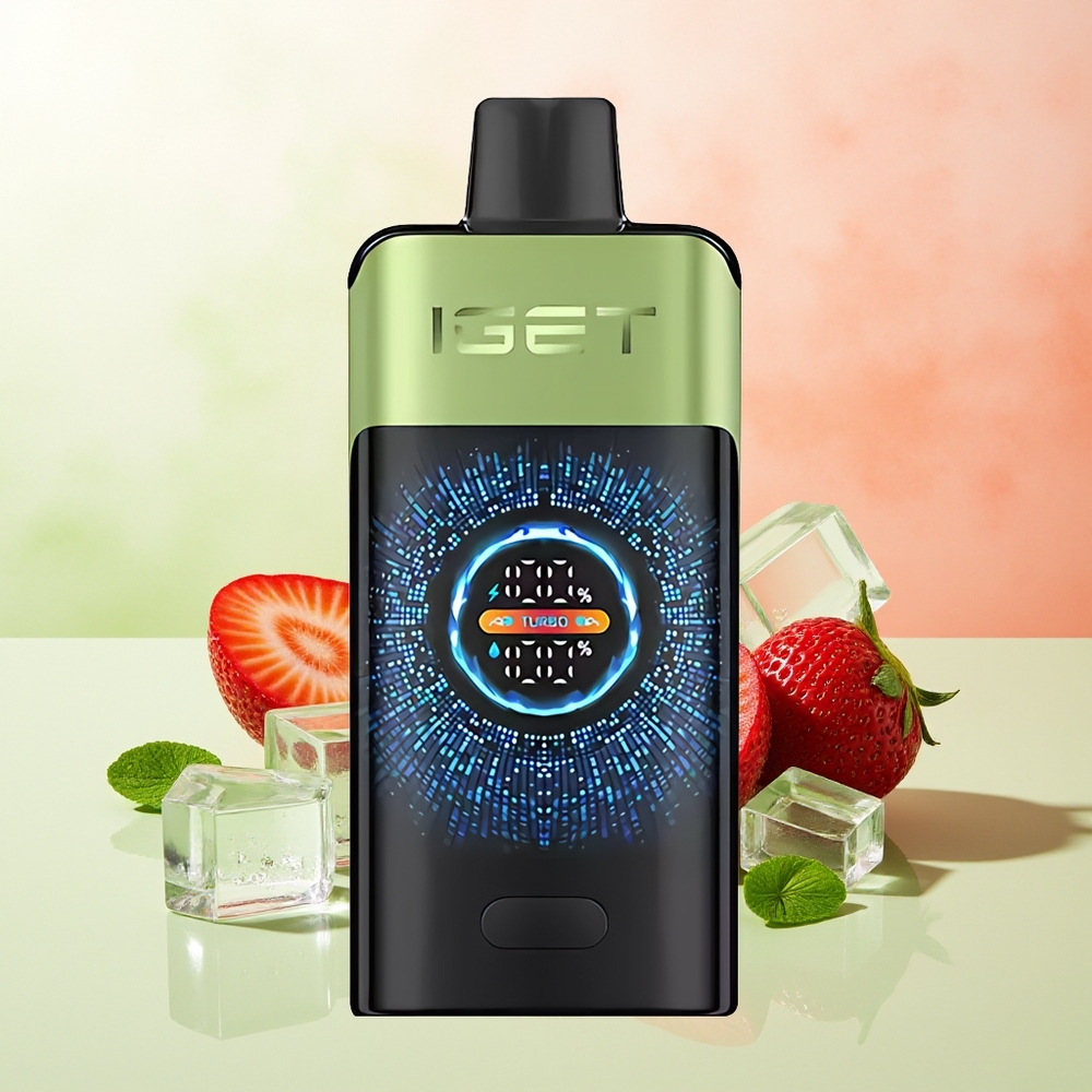 IGET ONE 12000 Züge Erdbeer-Kiwi-Eis Einweg-Vape mit 2700 mAh Akku und Dual-Mesh-Coil