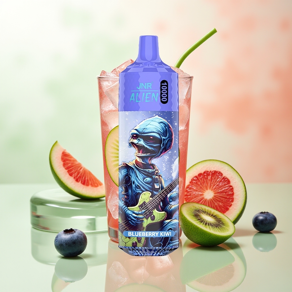 JNR Alien 10000 Züge Blaubeere Kiwi Mesh LED Sport Typ-C