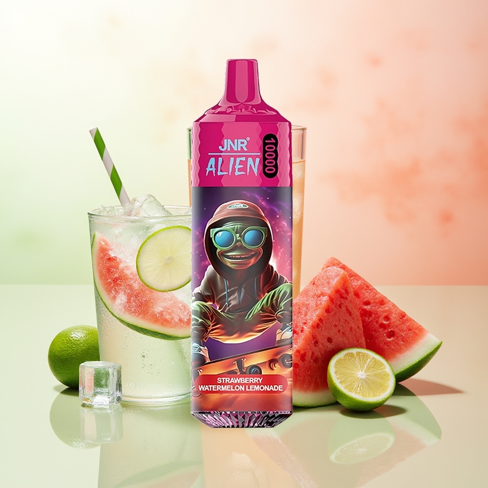 JNR Alien 10000 Züge Erdbeer Wassermelone Limonade RGB LED Sport Design Typ-C Schnellladung