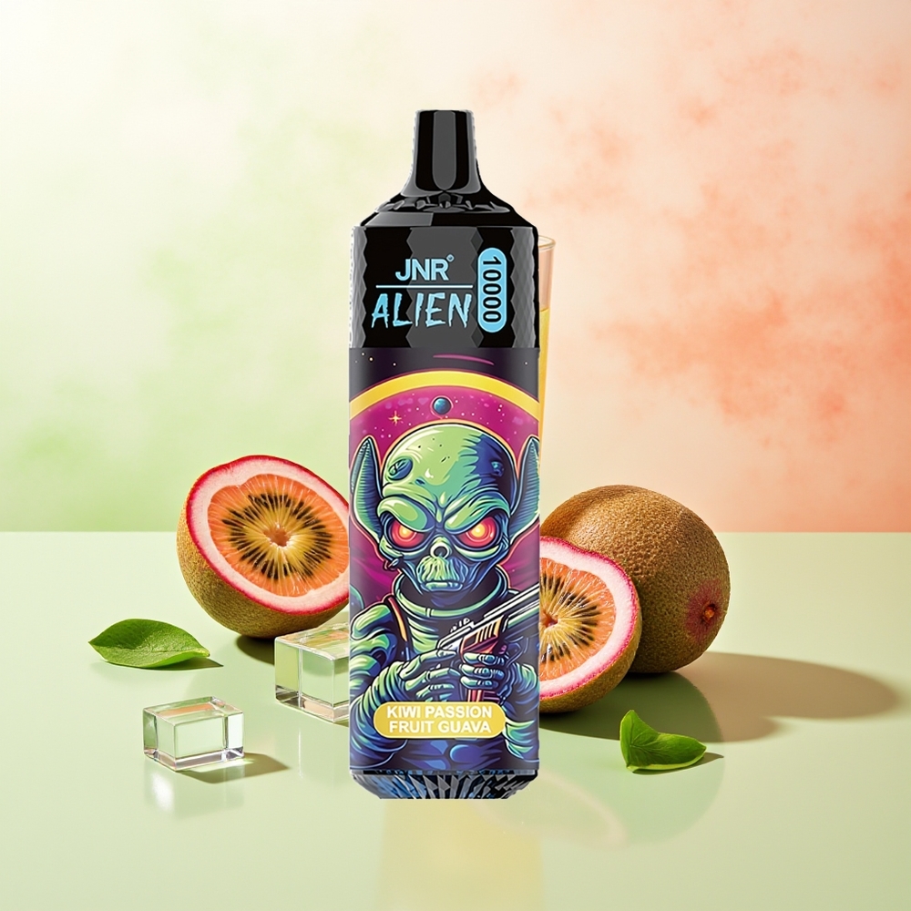JNR Alien 10000 Züge Kiwi Passionsfrucht Guava Mesh RGB Sport