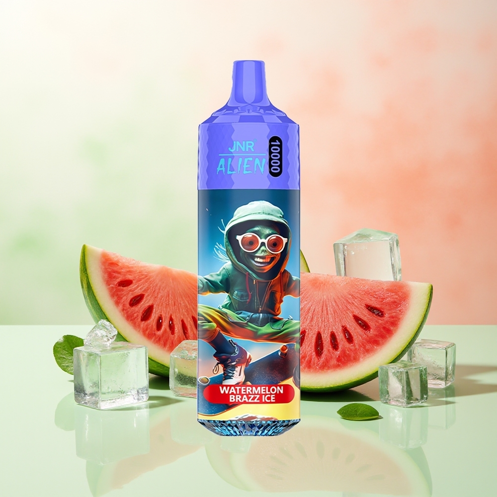 JNR Alien 10000 Züge Wassermelone Brazz Eis RGB LED Sport Typ-C