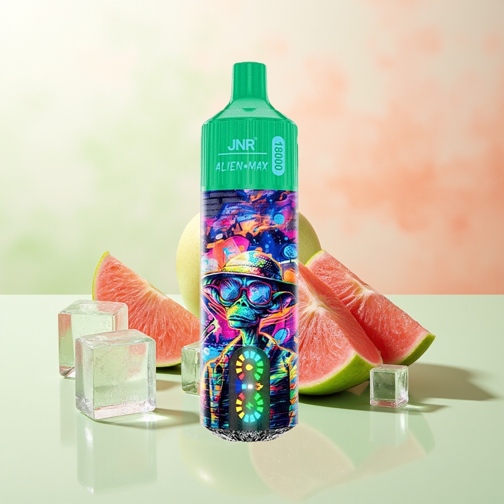 JNR Alien Max 18000 Züge Gefrorener Apfel Dual Mesh Coil Typ-C Schnellladung 28ml E-Liquid