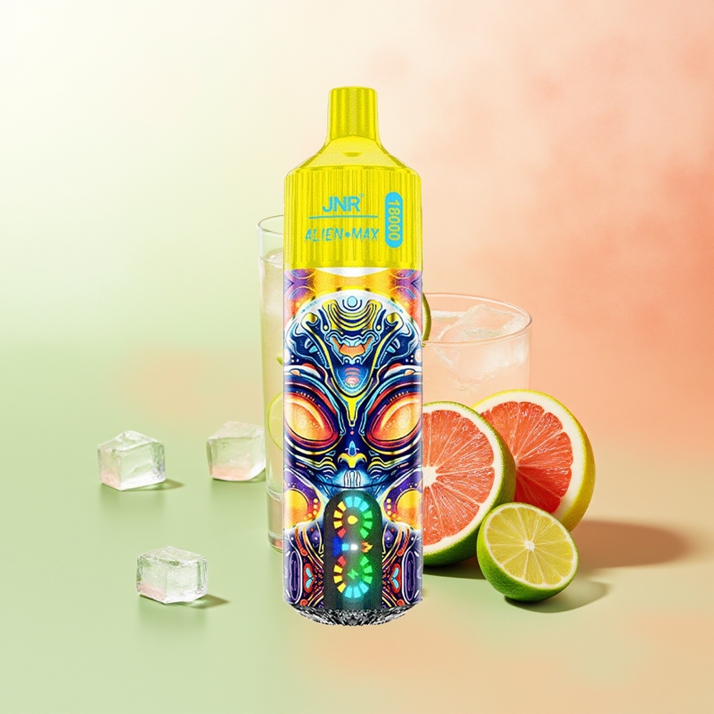 JNR Alien Max 18000 Züge Zitrone & Limette Dual Mesh LED Typ-C 28ml