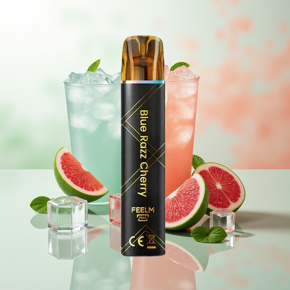 JNR Black&Golden 800 Puffs Blaue Himbeere-Kirsche Einweg-Vape 550mAh 2ml 2% Nikotin TPD