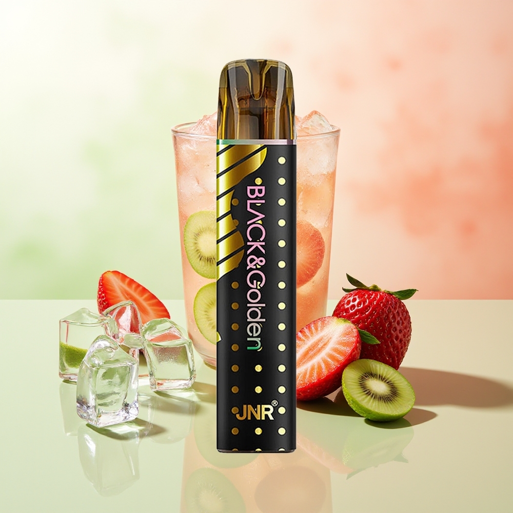 JNR Black&Golden 800 Puffs Erdbeere Kiwi 550mAh 2ml TPD 2%