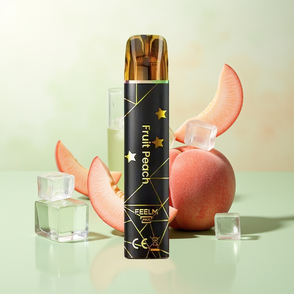 JNR Black&Golden 800 Puffs Pfirsich Einweg-Vape 550mAh 2ml TPD 2%