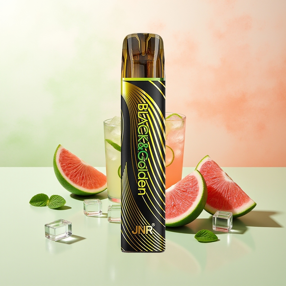 JNR Black&Golden 800 Züge Einweg-Vape 550mAh 2ml 2% Nikotin TPD