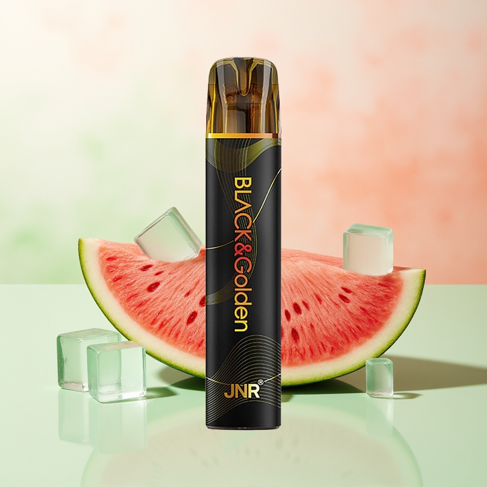 JNR Black&Golden 800 Züge Wassermelone Bubble Gum 550mAh 2ml 2% Nikotin TPD