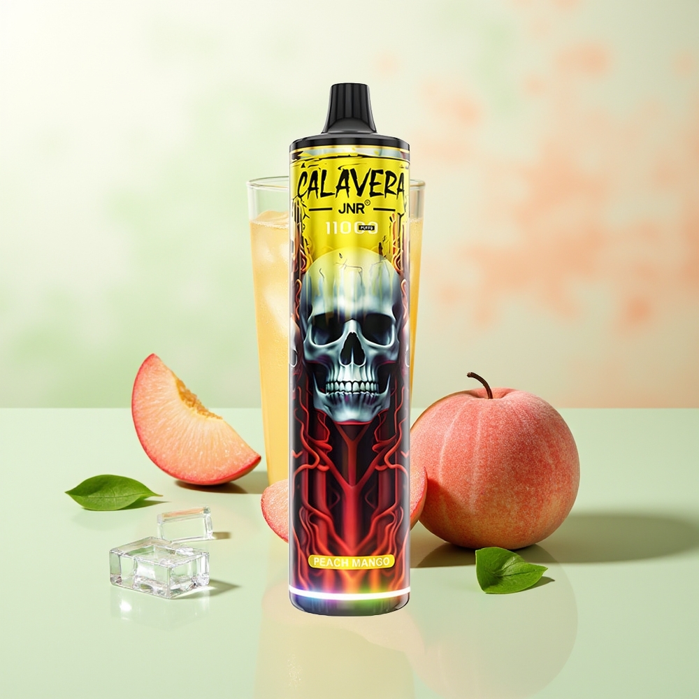 JNR Calavera 11000 Züge Pfirsich Mango Typ-C 850mAh 21ml 1.0ohm Mesh