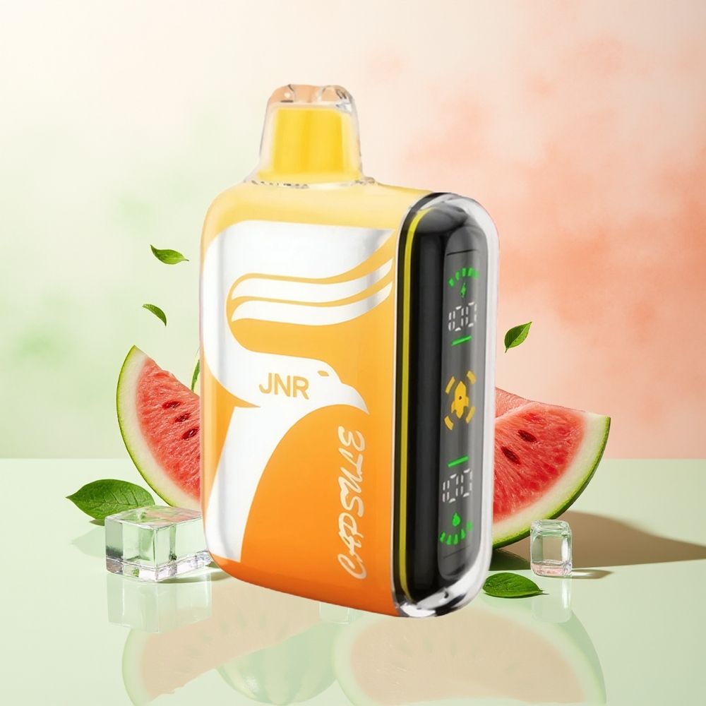 JNR Capsule 15000 Züge Wassermelone Irchee 850mAh 20ml Dual Mesh Coil Smart LED Boost Mode Type-C 2%5%