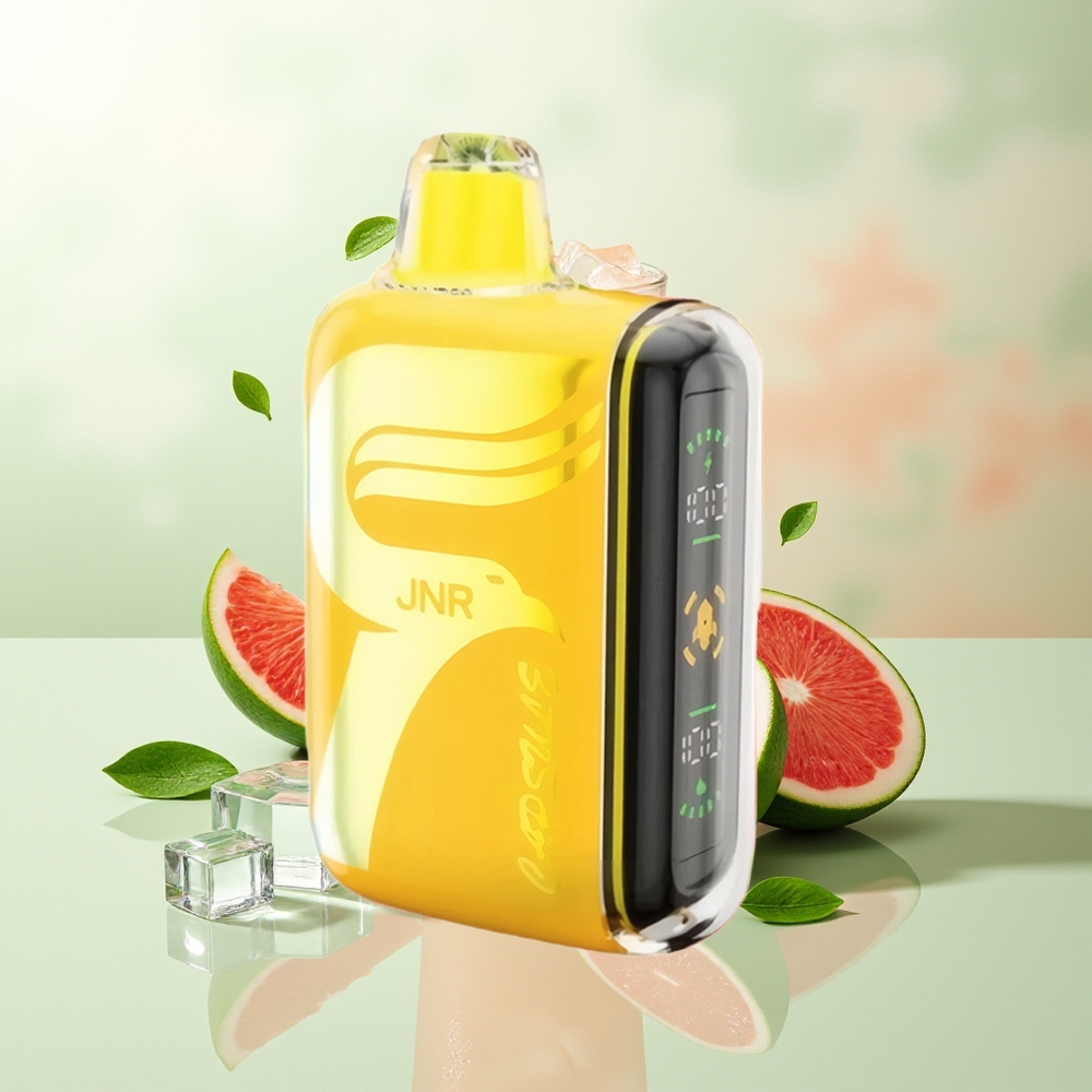 JNR Kapsel 15000 Züge Einweg-Vape Taopical Punch 850mAh 20ml Dual Mesh Coil Smart LED Display Boost Mode Typ-C Schnellladung Vollbild-Immersion Batterie & Vape Anzeige Nikotingehalt 2% 5%