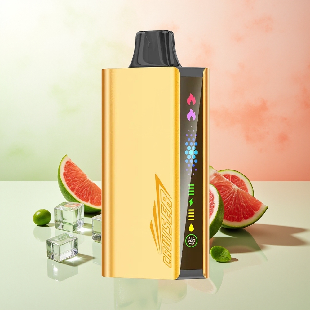 JNR Cruiser 12000 Puffs Traube Eis No-Charge Dual Mesh Alu