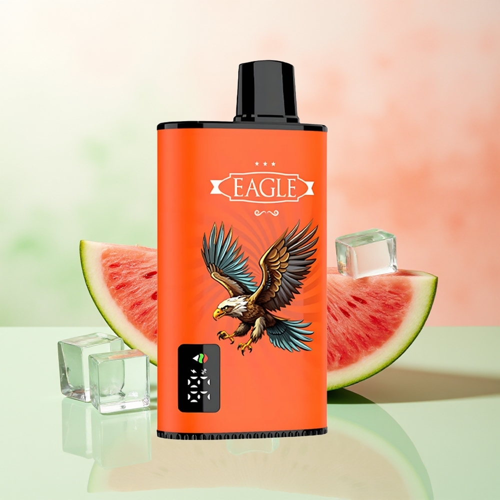 JNR EAGLE Smart 23000 Puffs Wassermelone-Eis Einweg-Vape Digital Screen Mesh Coil 25ml 2%